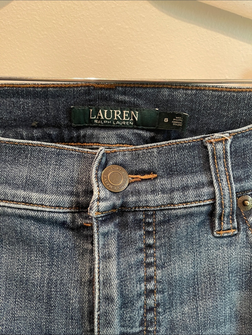 Lauren Ralph Lauren Women's Jeans in Medium Blue Denim